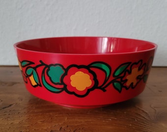 Kayser fruit bowl with floral pattern - 70s