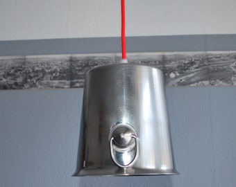 Hanging lamp champagne bucket