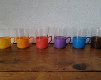 GDR nostalgia - tea glasses from the 70s/80s II