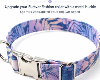 Metal Buckle Upgrade for Dog Collar, 3/4 inch and 1 inch