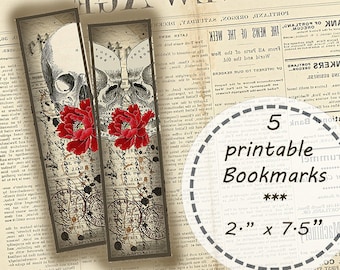 printable bookmark etsy