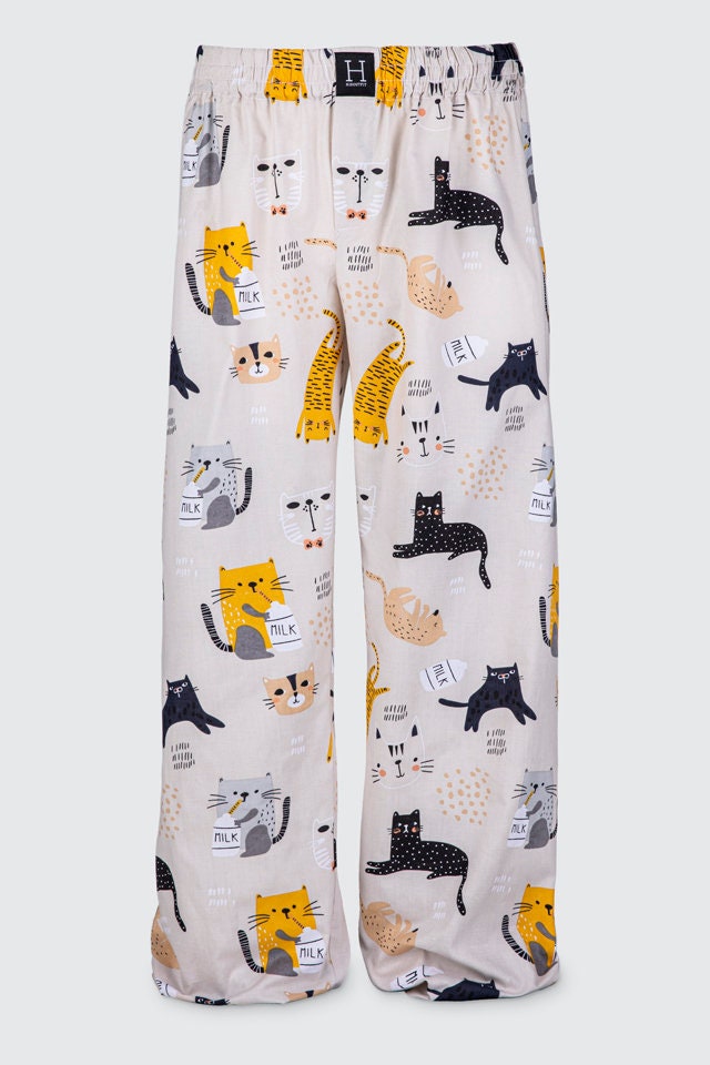 Men Cat Pajama Pants Etsy Canada