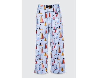 LADIES cotton sleeping trouser pants SAILOR