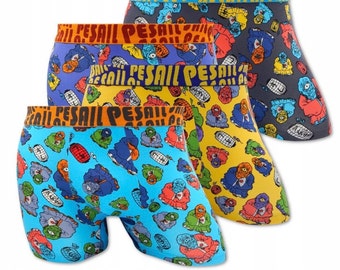 Men's boxers pants underwear Crazy print japan manga comics