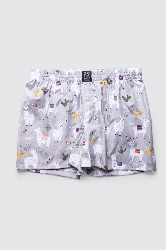 Mens Cotton Sleeping Shorts Boxers 