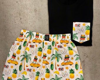 Conjunto de pijama de algodón para hombre VACACIONES