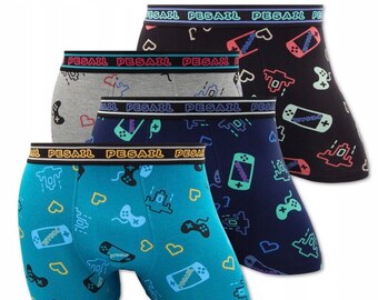 Men's boxers pants underwear Crazy print gamer playstation pad xbox