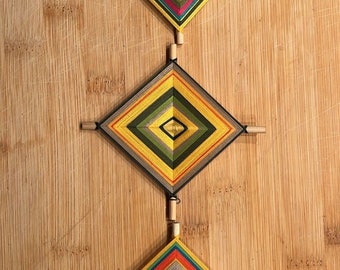 Estrellas de colores como decoración o amuleto de la suerte, percha para cada temporada, juego de 3 ANETTE