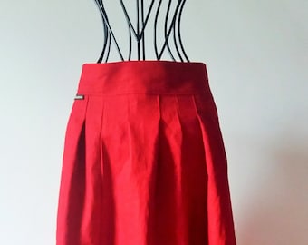 Maxiskirt linen skirt bud mold bahnenrock custom made