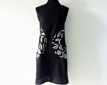 Vestido túnica de lino con elección de color