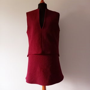 Overdress, wool vest, wool vest, sweater vest available in many new colors image 4