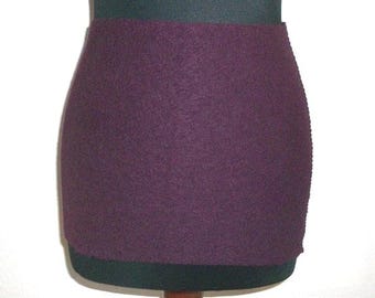 Langer Hüftwärmer Cacheur Nierenwärmer Walkwolle Hüftschmeichler 40cm lang