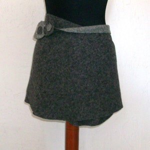 Wool Skirt Walkrock Hip Warmer Kidney Warmer Reversing Skirt Wrap Skirt
