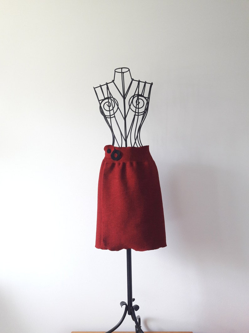 Wool Skirt Walkrock Hip Warmer Kidney Warmer Reversing Skirt Wrap Skirt