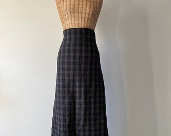 Maxi skirt panel skirt side slits