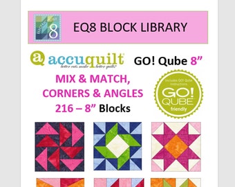 GO! Qube Mix & Match 8 Block Die Bundle - AccuQuilt