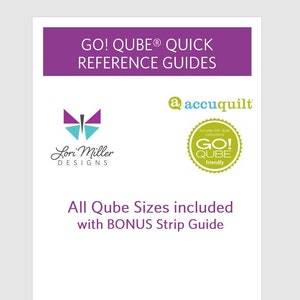 PDF Download - AccuQuilt Qube Quick Reference Guide