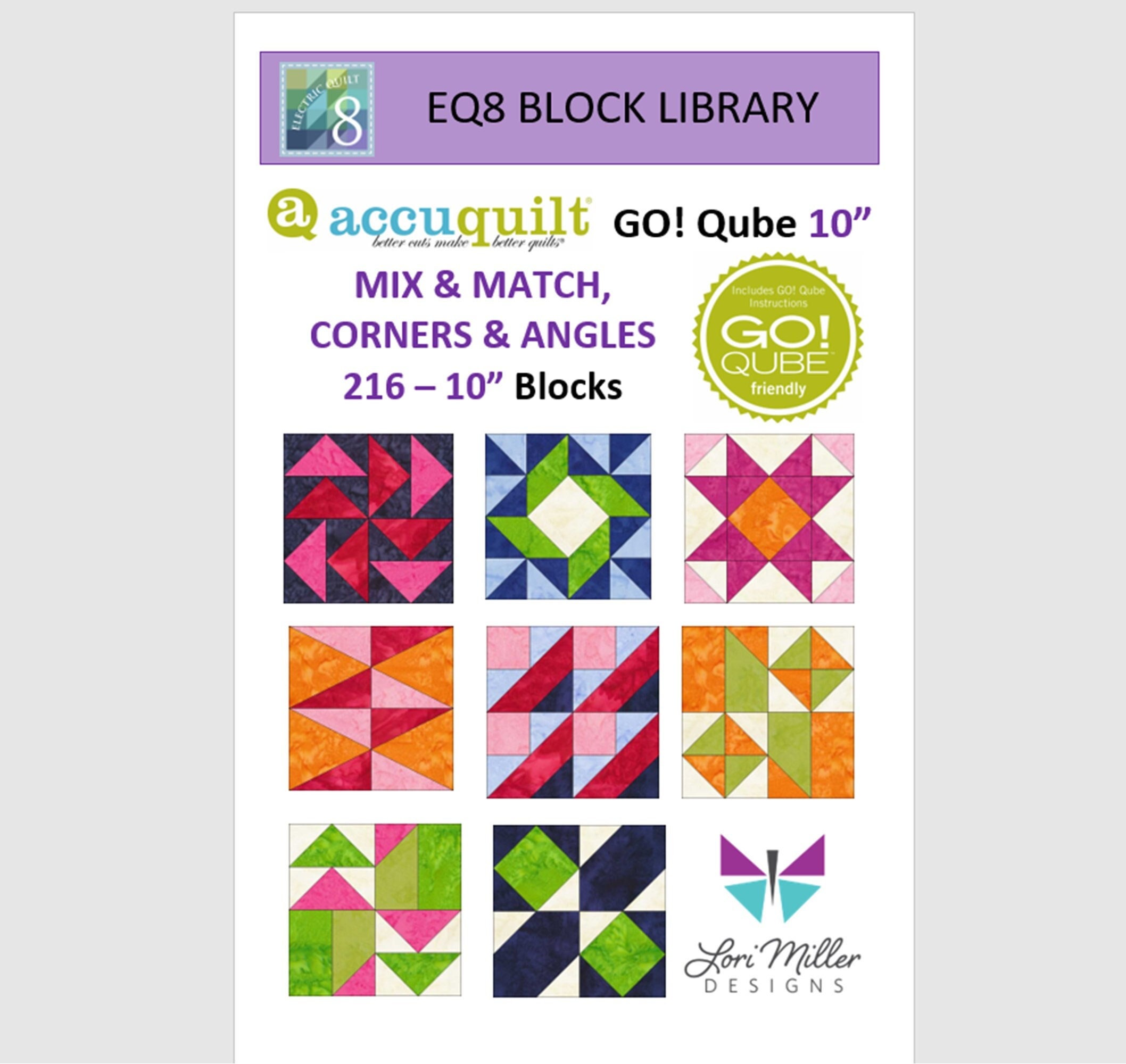AccuQuilt Go! Qube Mix & Match 10 Block