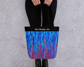 Fire 2 Abstract Tote bag