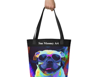 Cool Pug Tote bag