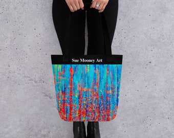 Fire Abstract Tote bag