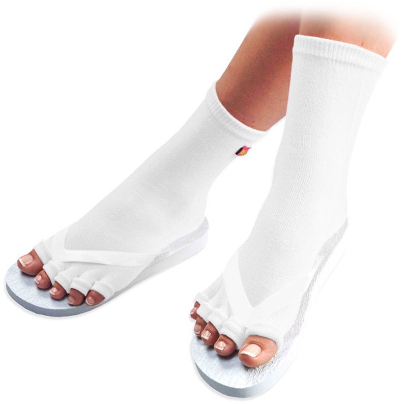 Pedisavers Pedicure Socks With Toe Separators - Etsy