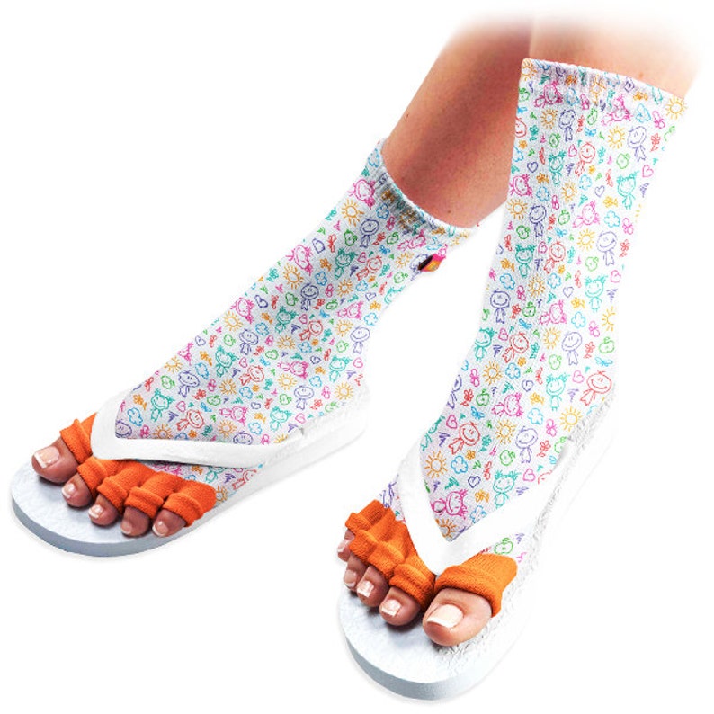 Pedisavers Pedicure Socks with Toe Separators Etsy