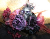 Dia de los Muertos Day of the Dead Halloween Headdress Crown Carneval Catrina Mexico Hair Access for Day of the Dead Flower Crown Carneval