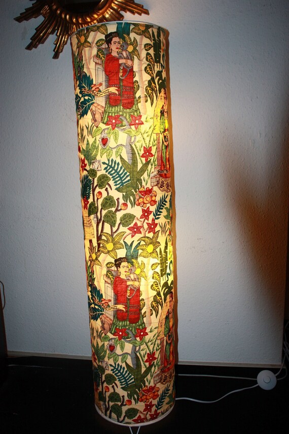 Living With Frida Lamp Xl Art Floor Lamp Interior Floor Etsy