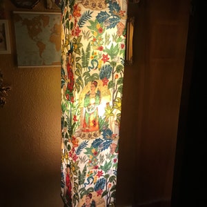 Floor lamp for home Frida motif fabric living lamp art floor lamp interior floor lamp home sweet home interior gift floor lamp lamp
