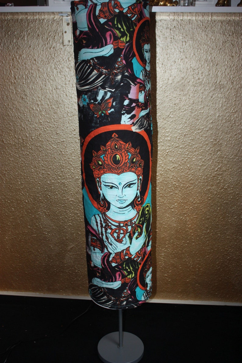 Buddha Floor Lamp Yogastudio Meditation Room