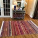Brand New Turkish Kilim Design Striped Area Rugs and Runner Rug for hallway kitchen living room 2.6'x10, 4'x6', 5'x7', 5'x8',  6'x9', 7'x10' 