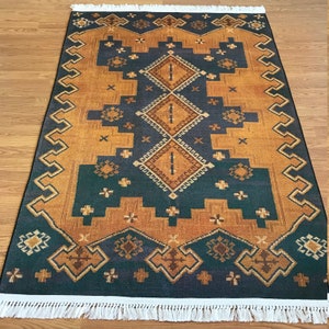 Brand New Turkish Kilim Design Area Rug and Runner Rug for kitchen, bedroom, living room 2.6'x10', 4'x6', 5'x7', 6'x9', 7'x10' Bohemian