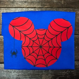 Custom Spiderman Mickey Mouse shirt