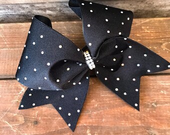 black rhinestone light scatter
