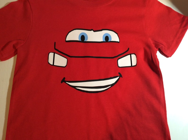 Custom Lightning Mcqueen shirt Etsy