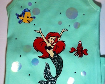 Little mermaid tank top
