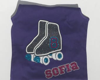 Personalized rollerskating shirt