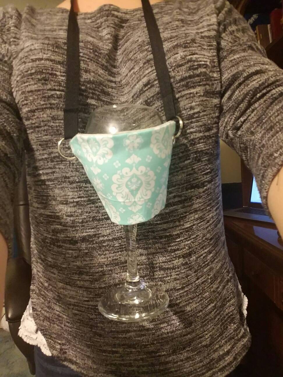 Wine Glass Lanyard Etsy