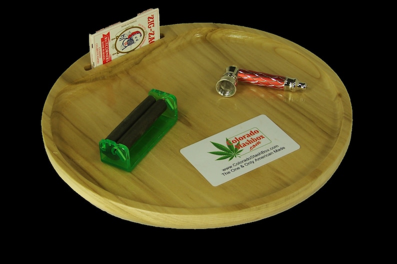 Rolling Tray THE GOLD MINER 12 Round Rolling Tray Etsy