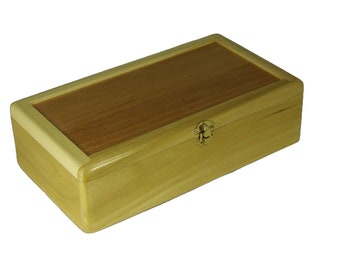 THE ASPEN Stash Box, Native Colorado Aspen,/Large Stash Box/ Locking Stash Box/Stash Boxes/Wooden Stash Box/Custom Stash Box