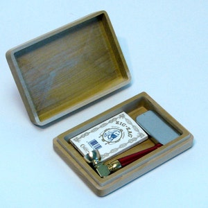 Stash Box Marijuana- THE BACK PACKER Blunt, Pipe Stash Box, Made out of Colorado Aspen.