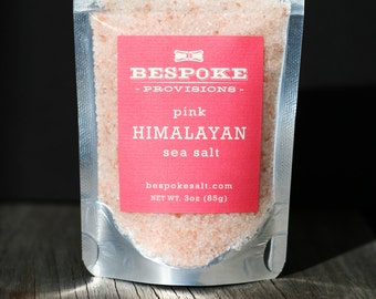 Bespoke Pink Himalayan Sea Salt - pack size