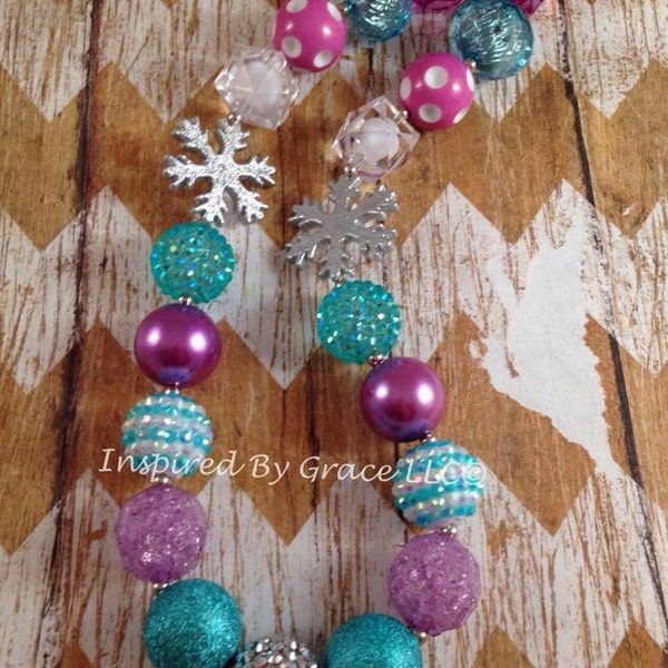 Frozen Inspired Chunky Necklace