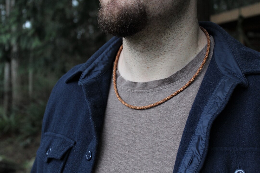 アクセサリー Stannum Leather Plate Necklace Stannum Leather Plate Necklace – PRY