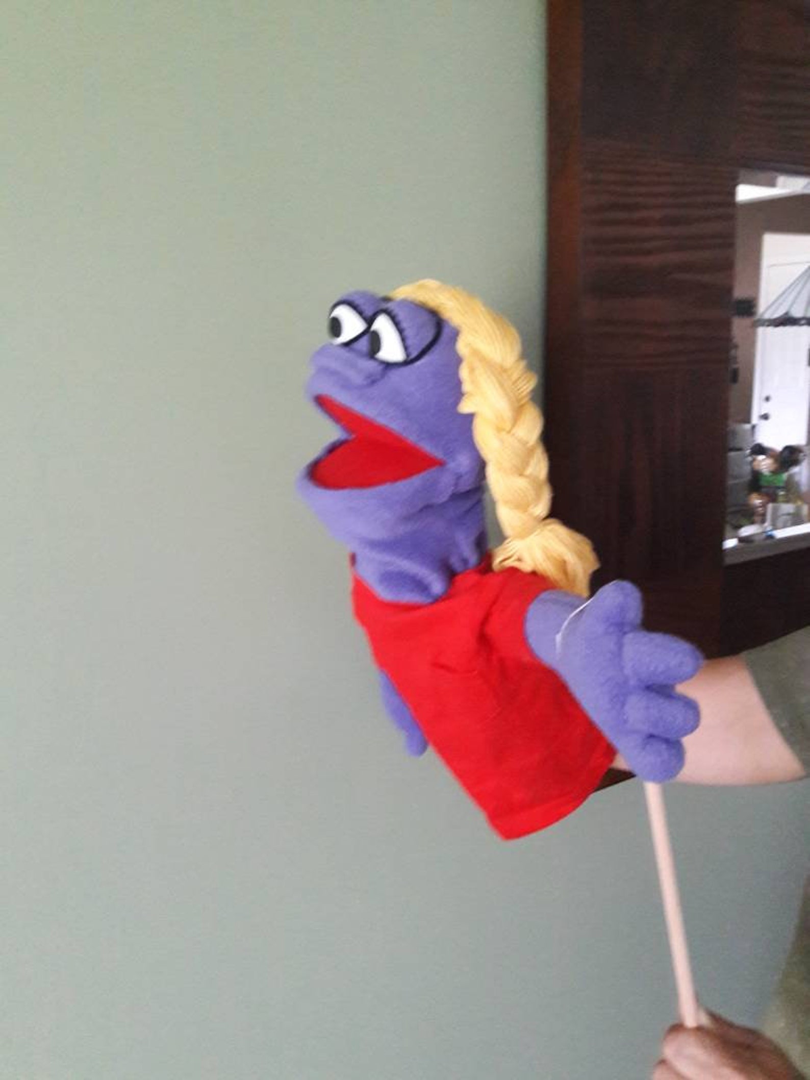 rod hand puppet