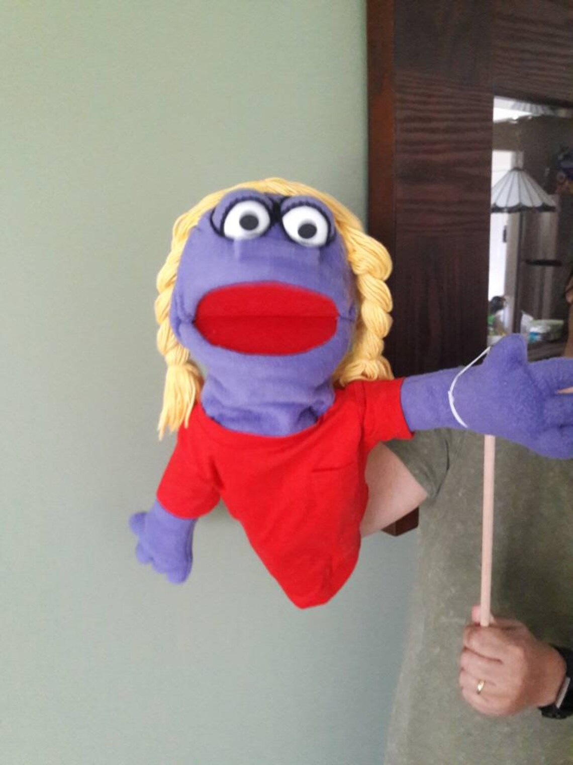 Hand Puppet/ Rod Puppet / Muppet Etsy