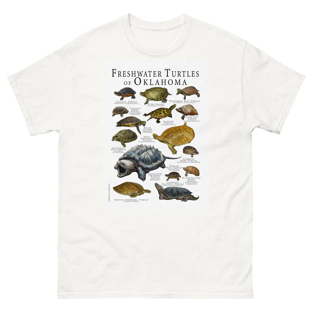 Freshwater Turtles of Oklahoma Men's Classic Tee Etsy