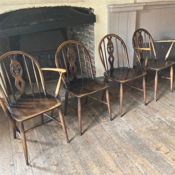 Ercol Dining Chairs Etsy UK