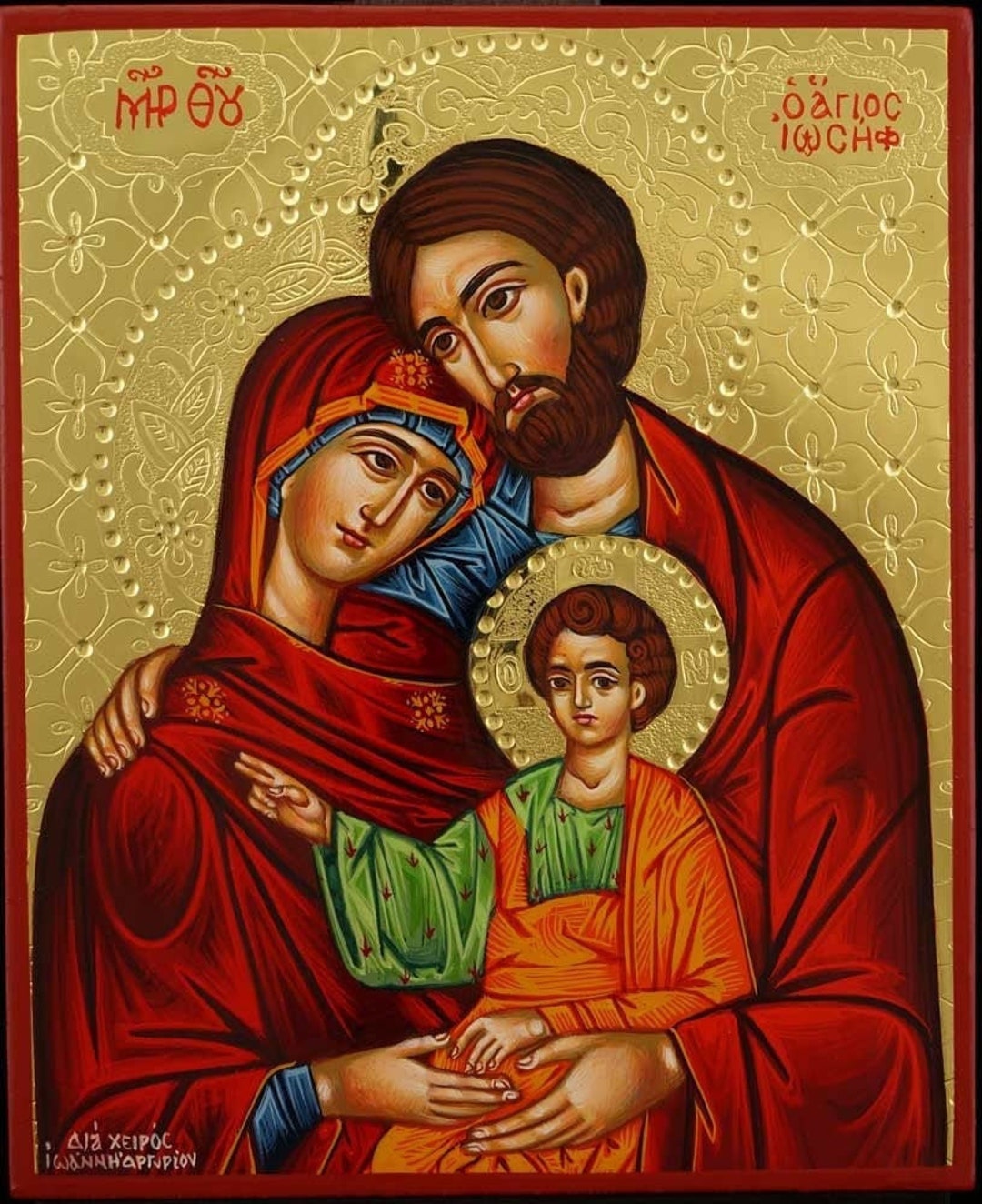 ビザンチン様式　ロシアイコン　聖母子像 レプリカ　木製フレーム 銀装飾 ビザンチン様式 ロシアイコン 聖母子像 レプリカ 木製フレーム 銀装飾